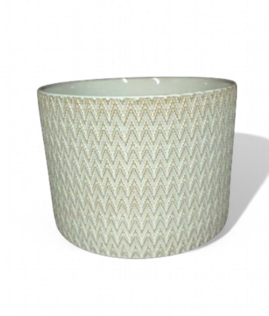 Κεραμικό κασπώ μπεζ ζικ ζακ 20*17