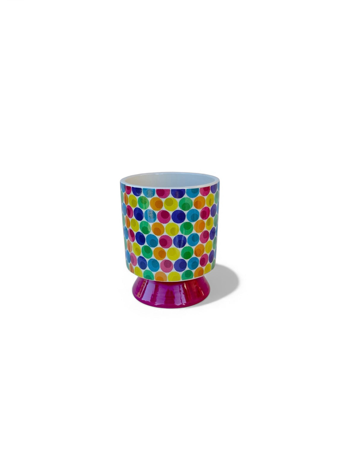 Κεραμικό κασπώ "Color Pop Dots" 10,2*12,7