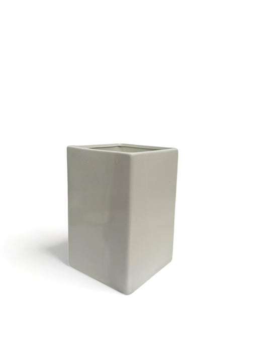 Κεραμικό κασπώ τετράγωνο κολώνα λευκό 14.5*22