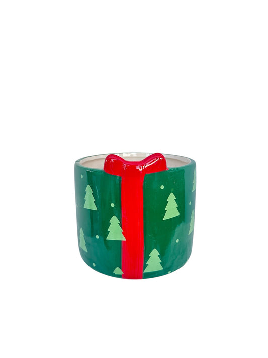 Κεραμικό χριστουγεννιάτικο κασπώ φιόγκος tree 13*12