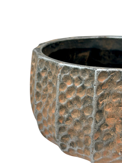 Τσιμεντένιο κασπώ πιατέλα aurum dents rust 19*10