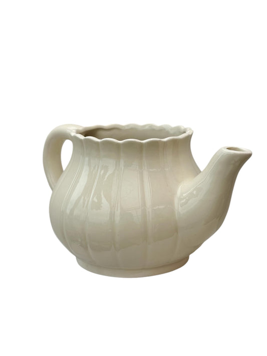 Κεραμικό κασπώ τσαγιέρα μπεζ Φ10εκ.