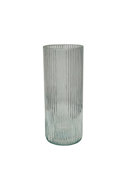 Bάζο κύλινδρος διάφανο 10*24