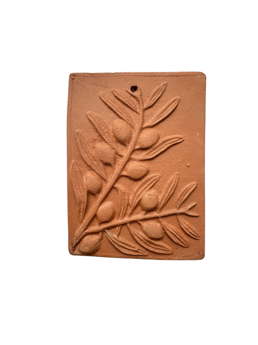 Κεραμική πλάκα τοίχου ελιά