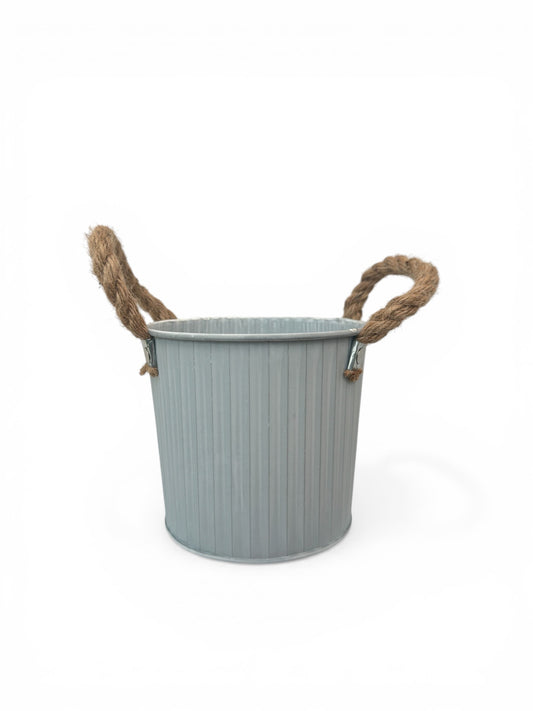 Μεταλλικό κουβαδάκι bob rope γκρι 14*12.5