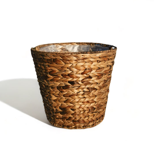 Καλάθι κασπώ ψάθινο πλεξούδα 40*35